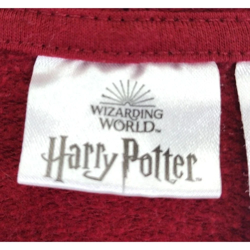 Kids Harry Potter Hogwarts School‎ of Witchcraft Wizardry Maroon Hoodie XXXL